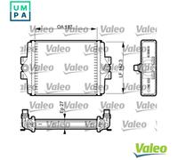 VALEO 735467 Engine radiator