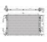 RADIATOR, ENGINE COOLING 735472