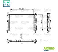 VALEO 735555 Engine radiator
