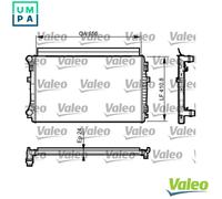 VALEO 735558 Engine radiator