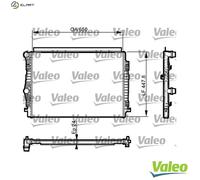 RADIATOR ENGINE COOLING 735559 FOR SKODA KAROQ OCTAVIA/III/Combi/IV SUPERB VW
