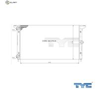 TYC 737-0014 Radiator, engine cooling for FORD,SEAT,VW