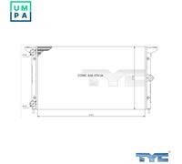 TYC 737-0014 Radiator, engine cooling for FORD,SEAT,VW