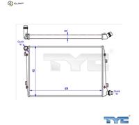 TYC 737-0062-R Engine radiator