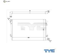 TYC 737-0063-R Engine radiator