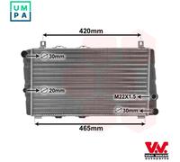 RADIATOR ENGINE COOLING 76002002 FOR SKODA FORMAN/Forman ESTELLE FAVORIT 130
