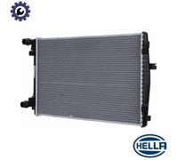 Hella 8MK366300-981 Radiator Fits Audi Cupra Seat Skoda VW A3 Allstreet Ateca
