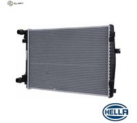 HELLA 8MK 366 300-981 Engine radiator