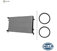 HELLA 8MK 366 301-321 Engine radiator