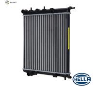Engine Cooling Radiator Fits Citroen C2 C2 Enterprise C3 Peugeot 1007 207 HELLA