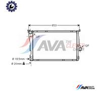 PRASCO BWA2278 Engine radiator
