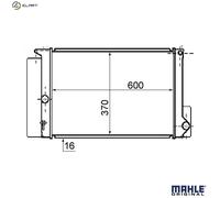 MAHLE CR 1078 000S Engine radiator
