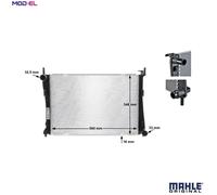MAHLE CR 1355 000S RADIATOR ENGINE COOLING