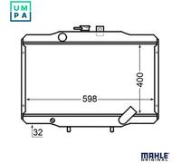 MAHLE CR 141 000S Engine radiator