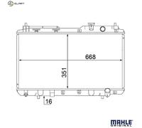 MAHLE CR 1457 000S Engine radiator