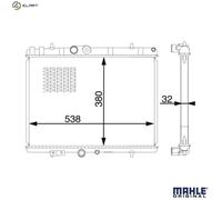 MAHLE CR 1597 000S Engine radiator