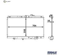 MAHLE CR 202 000S Engine radiator