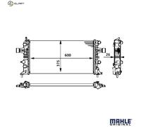 MAHLE CR 237 000S Engine radiator