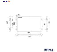 MAHLE CR 2425 000S Engine radiator