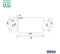 MAHLE CR 2425 000S Engine radiator