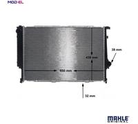MAHLE CR 287 000S Engine radiator