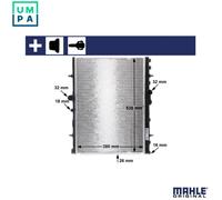 MAHLE ORIGINAL CR 31 000S Engine radiator
