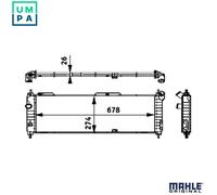 New Radiator, engine cooling for BUICK (SGM) CHEVROLET (SGM) OPEL VAUXHALL