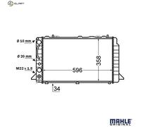 MAHLE CR 396 000S Engine radiator