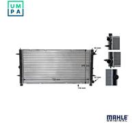 Mahle Original Engine Radiator CR 398 000S – OE Quality for VW Transporter T4