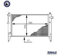 MAHLE CR 446 000S Engine radiator