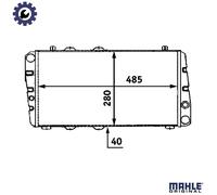 MAHLE CR 453 000S Engine radiator