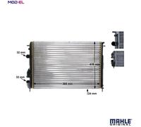 New Radiator, engine cooling for RENAULT:MEGANE I,SCÉNIC I MPV,MEGANE Scenic