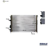 New Radiator, engine cooling for RENAULT:MEGANE I,SCÉNIC I MPV,MEGANE Scenic