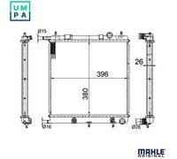 MAHLE ORIGINAL CR 556 000S Engine radiator