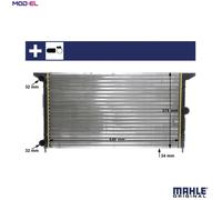 MAHLE CR 607 000S Engine radiator