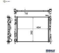 MAHLE CR 924 000S Engine radiator