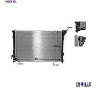 RADIATOR ENGINE COOLING CR 985 000S FOR MINI W10 B14 A 1.4L W10 B16 A 1.6L 4cyl