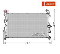 Radiator, engine cooling DENSO DRM20019 For OPEL