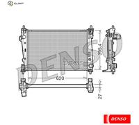 DENSO DRM01007 Engine radiator