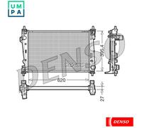 DENSO DRM01007 Engine radiator