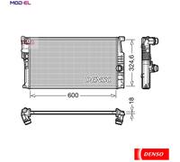 DENSO RADIATOR DRM05017 FOR BMW 2.0 3 (F30, F31) (11-19)