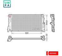 RADIATOR ENGINE COOLING DRM05118 FOR MINI B38 A12 A 1.2L 3cyl