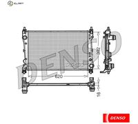 RADIATOR ENGINE COOLING DRM09113 FOR FIAT DOBLO/Platform/Chassis/MPV/Combi 1.2L