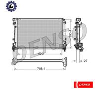New Radiator, engine cooling for ABARTH:500,500 / 595 / 695,500C / 595C / 695C