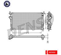 DENSO DRM10074 Engine radiator