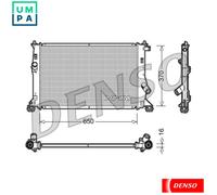 DENSO DRM10076 Engine radiator