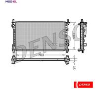 RADIATOR ENGINE COOLING DRM10108 FOR FORD EYPC/EYPA/EYPD/EYPB 1.8L RWPA 1.8L
