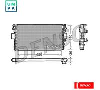 DENSO DRM12004 Engine radiator