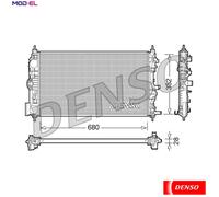 RADIATOR ENGINE COOLING DRM15005 FOR CHEVROLET LNP 2.0L 4cyl CRUZE Hatchback