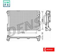 RADIATOR ENGINE COOLING DRM17005 FOR MERCEDES-BENZ M272.982/983 3.5L 6cyl